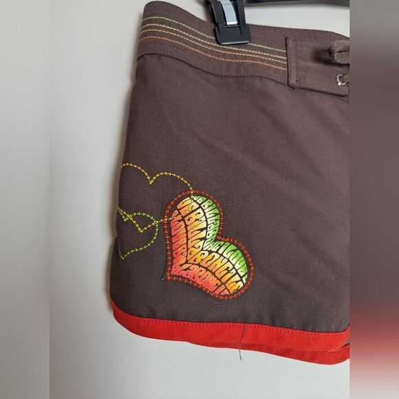 Y2K Billabong Micro Board Shorts – Rasta Logo – Size S - Picture 2 of 10